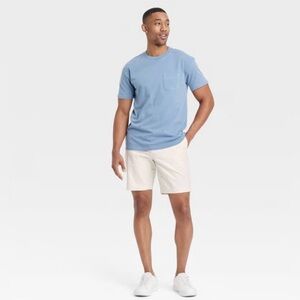 Men's 9" Extended Tab Trouser Shorts - Goodfellow & Co™ Cream 38: Midweight NWT